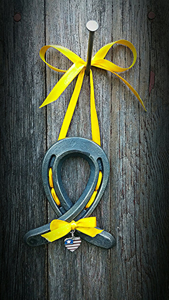 Horseshoe Awareness Ribbon